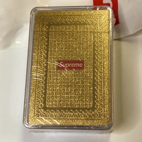 Supreme Other - Supreme New Deck of Gold Foil Playing Cards New